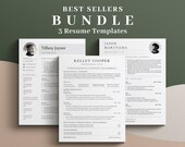 Resume Template, Resume Bundle Set, Resume Google Docs, Cv Template Word, Cv Google Docs, Creative Professional Modern Design ATS CV Resume