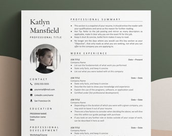 May include: A resume template with a professional summary, work experience, education, and professional development sections. The template is designed to help job seekers create a professional and effective resume.