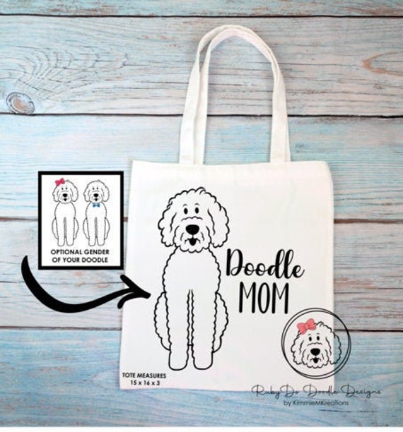 Goldendoodle Canvas Tote Bag - Swirl Goldendoodle Canvas Tote Bag - Swirl