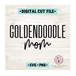 The RubyDo Goldendoodle Mom SVG | Goldendoodle Mama