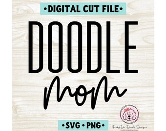 Doodle Mom Svg | Etsy