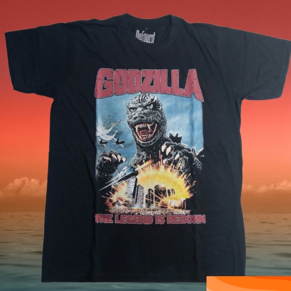 Vintage Godzilla Movie T-shirt, Retro Japan Movie Tee, Godzilla The Legend is Reborn Movie Unisex Shirt, Vintage Heavy Cotton Graphic Tee