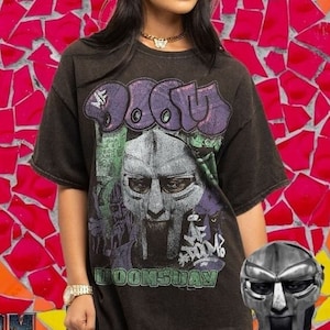 Vintage Wash Mf Doom T-shirt, Vintage Acid Wash Mf Doom Oversized T-Shirt, Mf Doom Doomsday Rap Hip Hop Unisex Graphic Tee