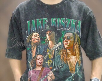 Vintage Jake Kiszka T-Shirt, Vintage Wash Jake Kiszka Übergroßes T-Shirt, Geschenk für Frau und Mann Unisex T-Shirt