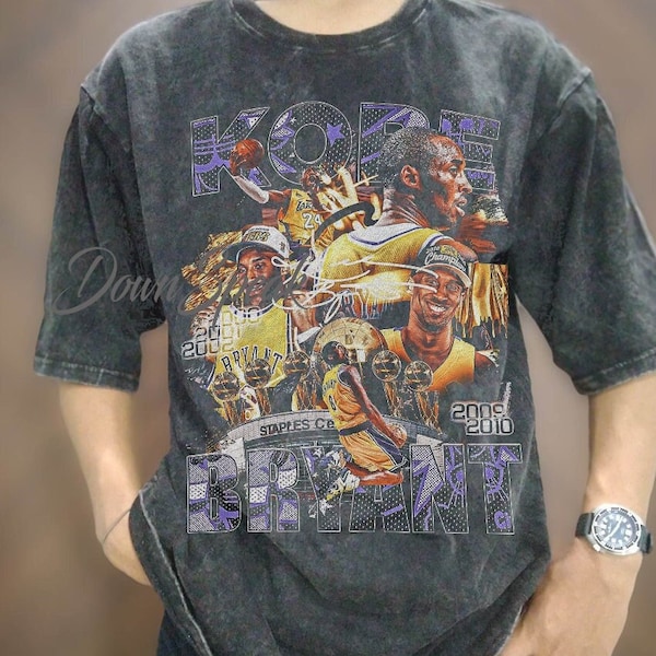 Vintage Wash Kobe Bryant T-Shirt, 90s Graphic Style Kobe Bryant Oversized Tshirt, Vintage Retro Basketball Shirt, Vintage Sports Gift