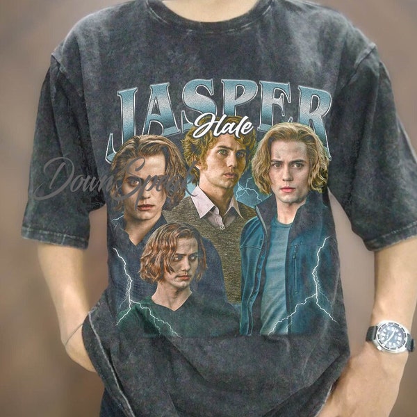 Vintage Jasper Hale T-Shirt, Vintage Wash  JASPER HALE Oversized Shirt, Jackson Rathbone T-shirt, Jasper Hale Classic Vintage Shirt