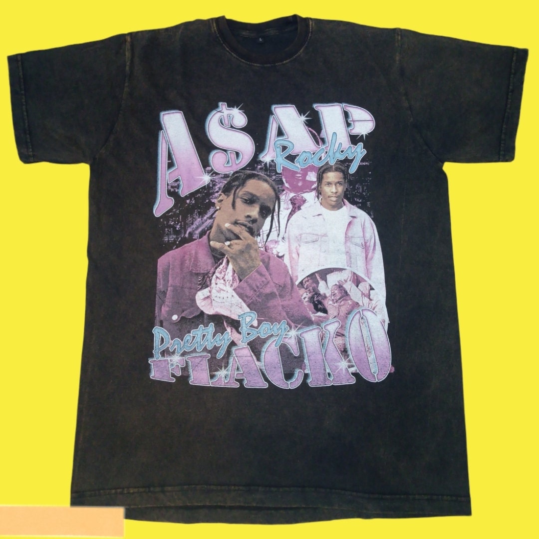Vintage Wash ASAP Rocky T-shirt Vintage ASAP Shirt -