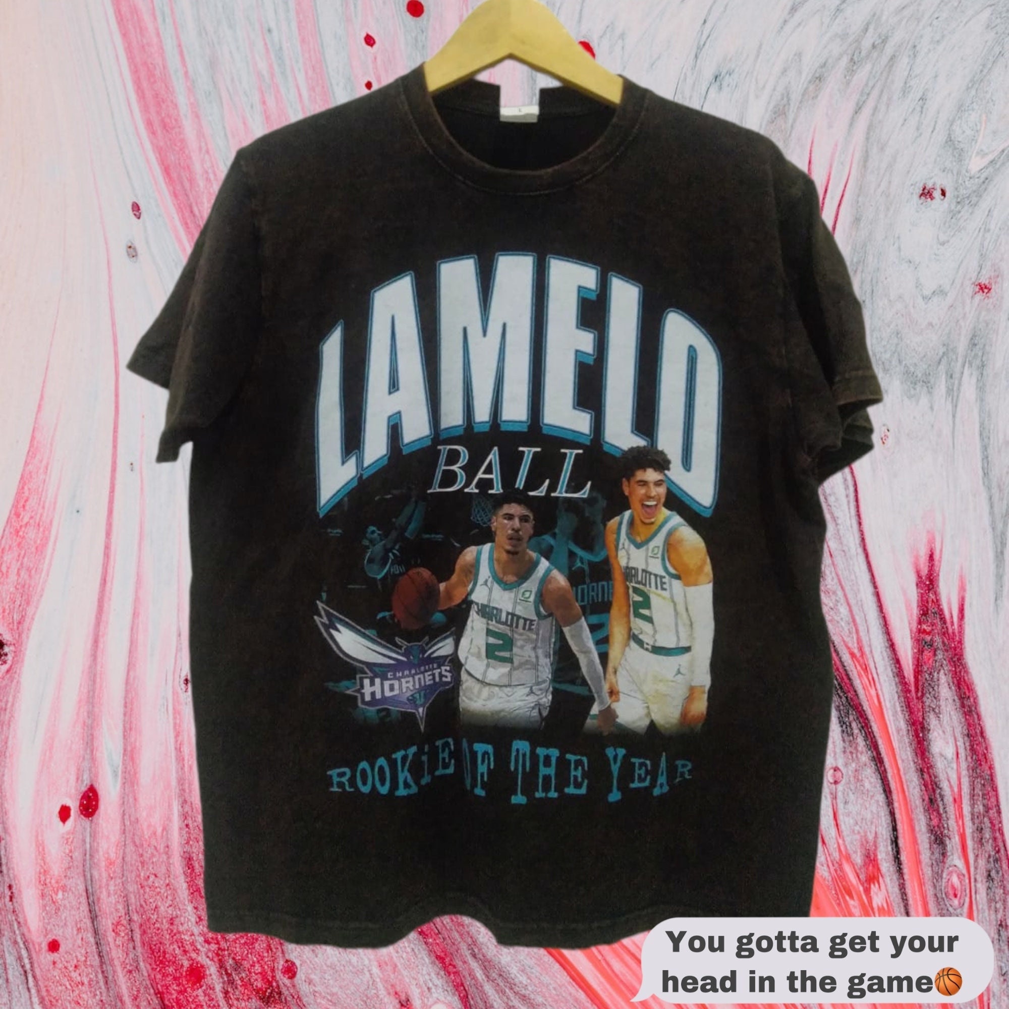 Vintage Lamelo Ball Rookie of the Year Vintage Unisex Rap Tee - Etsy