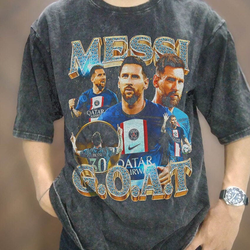 Vintage Wash Lionel Messi T-shirt Vintage Lionel Messi - Etsy