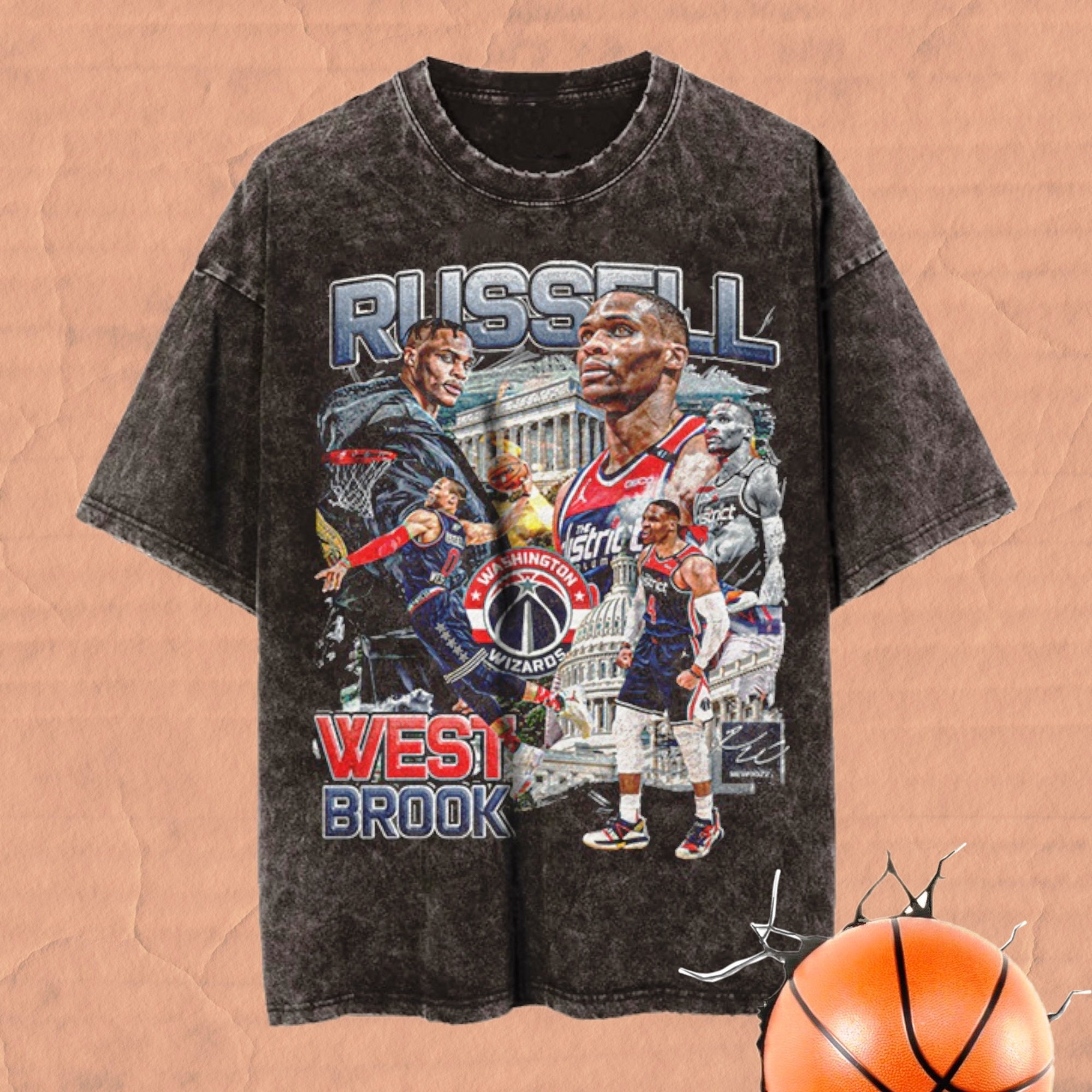 Seattle Supersonics Kevin Durant Russell Westbrook James Harden Mens  T-Shirt Tee
