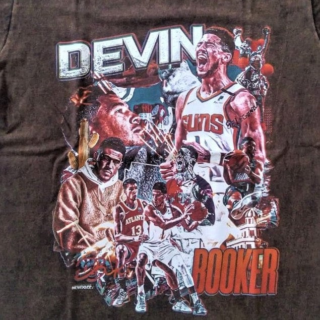 Devin Booker Nba Vintage Graphic Basketball Unisex T-Shirt - Teeruto