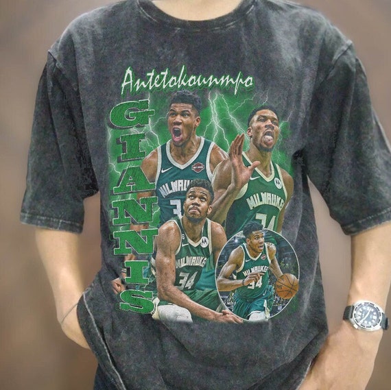 Giannis Antetokounmpo Vintage Unisex Basketball T Shirt 