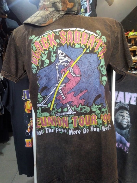 Vintage Wash BLACK SABBATH Reunion Tour '99 T-shirt - Etsy