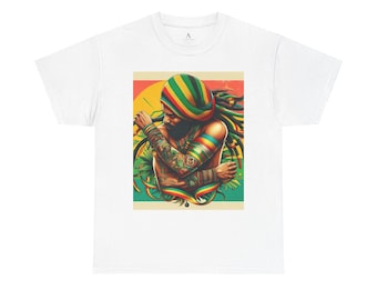 Rasta Love T-Shirt | Reggae Music Shirt | Jamaican Vibes Tee | Festival Graphic Tee | Unisex Cotton Shirt | Free Shipping