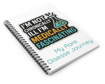 Personalized Chronic Illness Journal | Custom Symptom Tracker Notebook | Medically Fascinating Spoonie Gift | Invisible Disability Diary