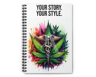 Personalized Wellness Journal: Custom Symptom Tracker Spiral Notebook