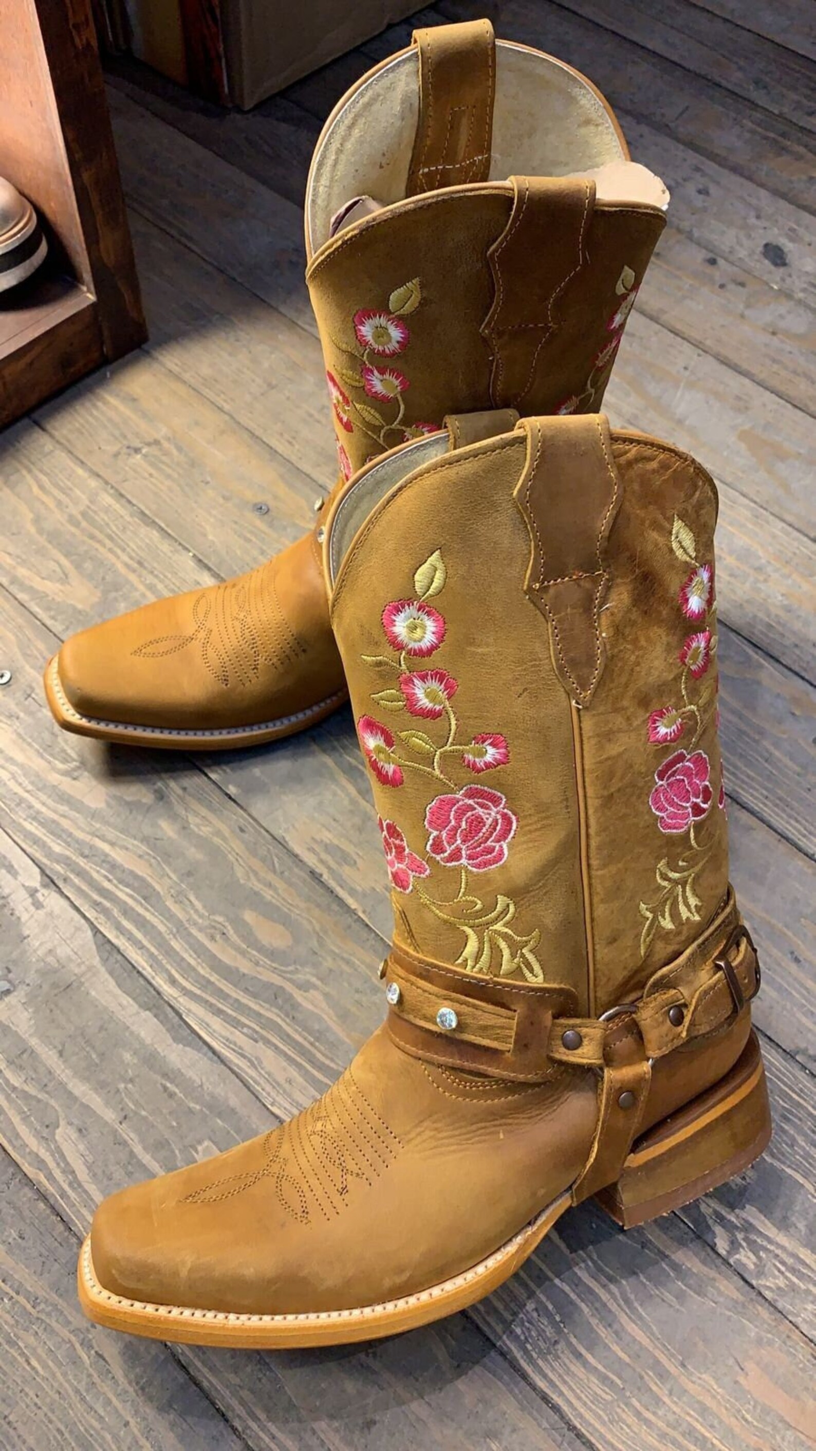 Leather Boots for Women Western Style Etsy