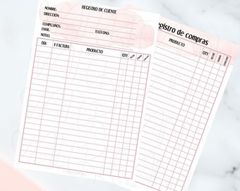 Registro de Cliente | Registro de compras | Order Tracker | Spanish