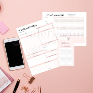 Set de Planificación Semanal y Diaria