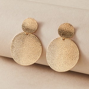 Gold Statement Earrings