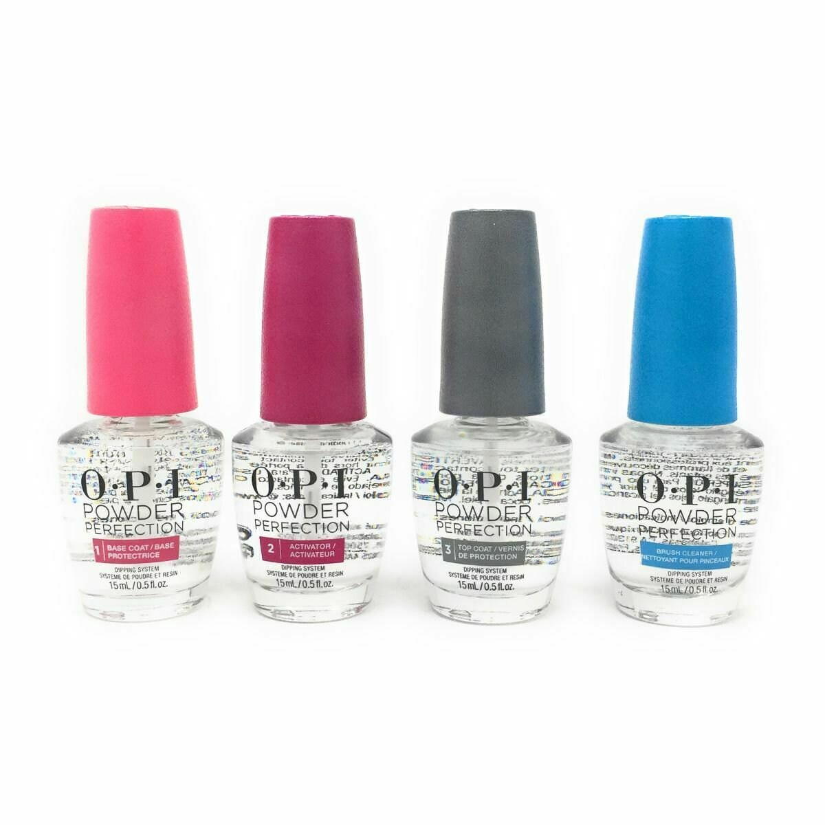 OPI Dipping Liquid Essentials Kit - Base, Activator, Top, Cleaner - 0…