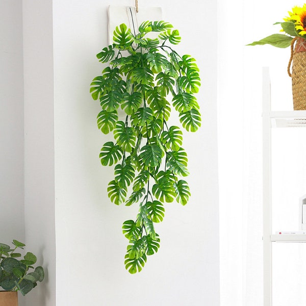 Fake Hanging Plants Etsy