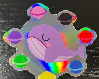 BTS Purple Whale and Planets