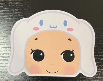 Pegatina de Sanrio X Sonny Angel Peeker