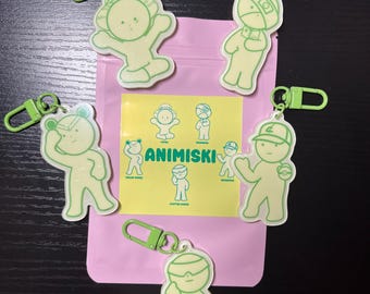 Anismiksi Glow in the Dark Keychain Blind Bag