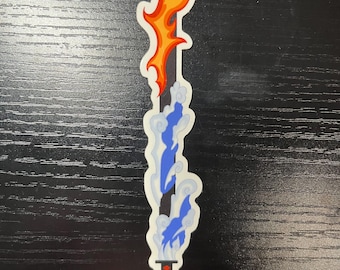 Rookie Squad Katana Vinyl Stickers