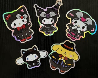 Pegatina holográfica de Halloween '25 exclusiva de Sanrio
