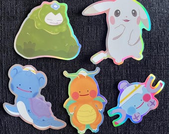 Pokepia Variant Holographic Vinyl Sticker
