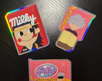 JJK Cursed Sorcerer Candy Holographic Vinyl Sticker