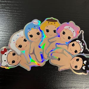 Sanrio X Sonny Angel Holographischer Aufkleber