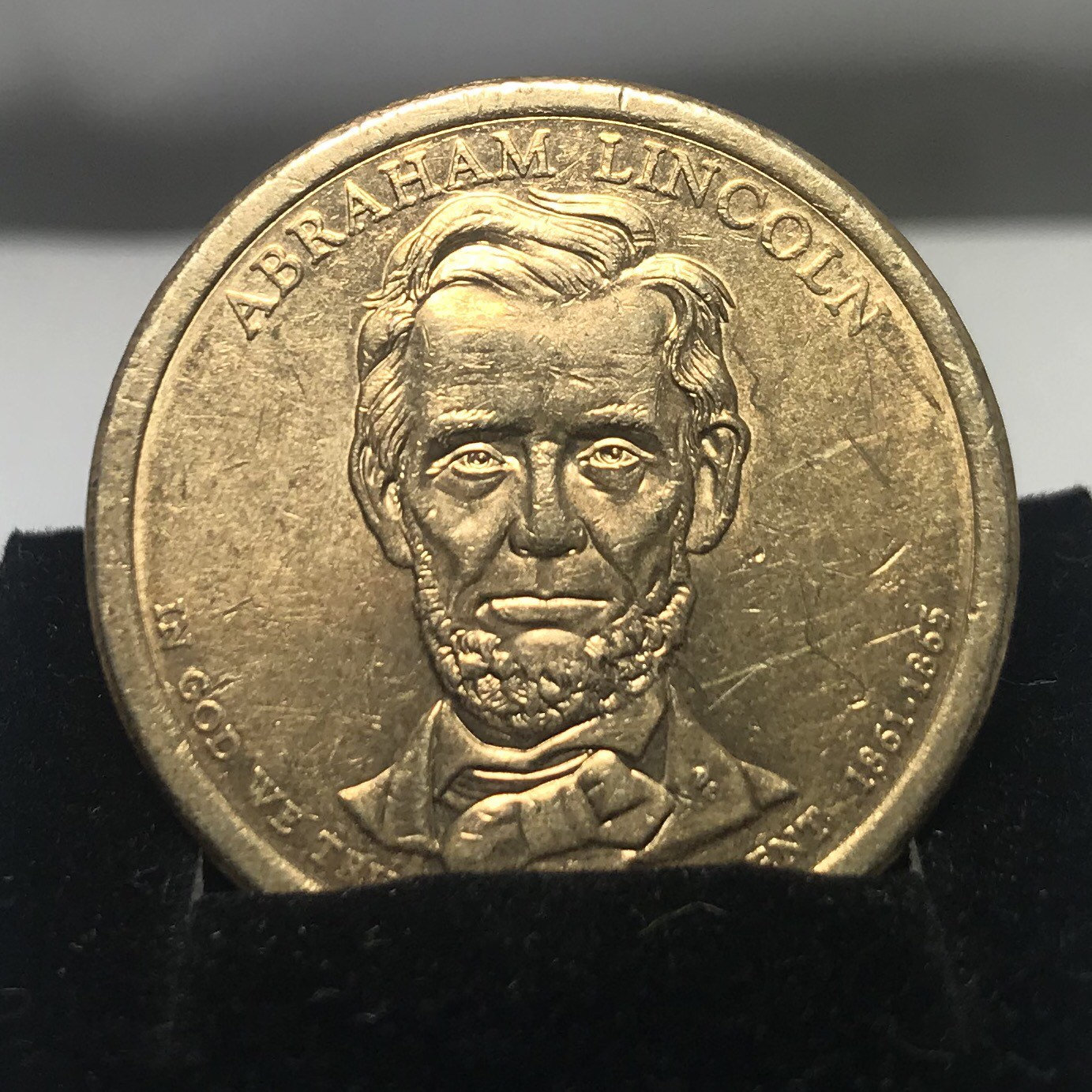 2010 Abraham Lincoln Gold Presidential Dollar United States Etsy