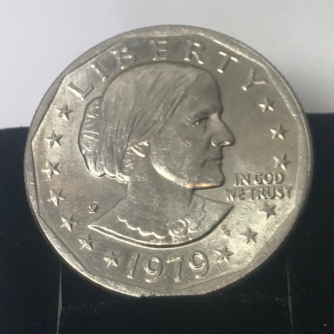 1979 P Susan B. Anthony SBA Silver Dollar P Mint Mark Rare Etsy