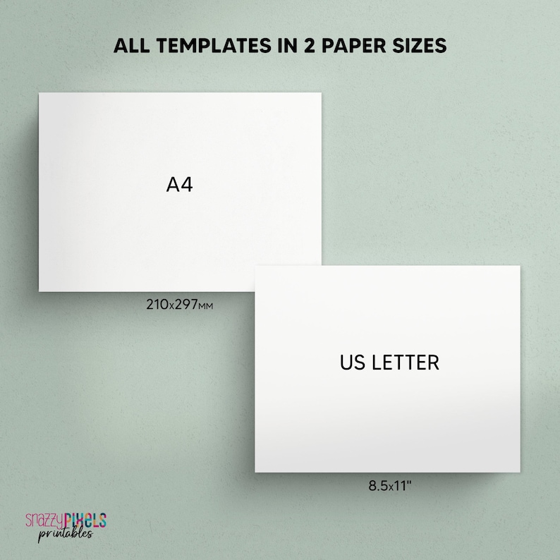 2026 Mahjong Hand Tracker Printable PDF in US Letter and A4 size