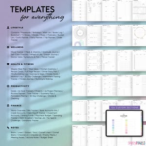 2026-2027 Digital Student Planner, Academic Planner Assignment Tracker for Goodnotes, Notability, iPad (Pastels) imagem 9