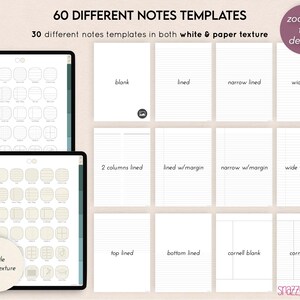 5 Digital Notebooks (boho), 5 Tabs for Goodnotes Notability, Digital ...