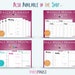Weekly Planner Printable PDF B&amp;W, Weekly Schedule, Week Organizer ...
