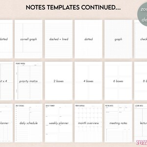 5 Digital Notebooks (neutrals), 5 Tabs for Goodnotes Notability ...