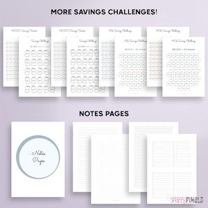 Budget Planner Printable PDF (Neutrals), Financial Planner Printable, Budgeting Binder, Finance Tracker Bundle, Paycheck Budget Template image 7