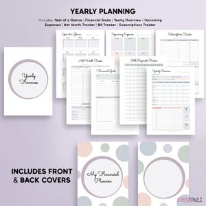 Budget Planner Printable PDF (Neutrals), Financial Planner Printable, Budgeting Binder, Finance Tracker Bundle, Paycheck Budget Template image 2