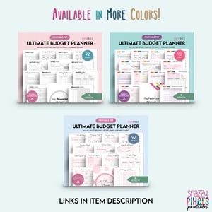 Budget Planner Printable PDF (Neutrals), Financial Planner Printable, Budgeting Binder, Finance Tracker Bundle, Paycheck Budget Template image 10