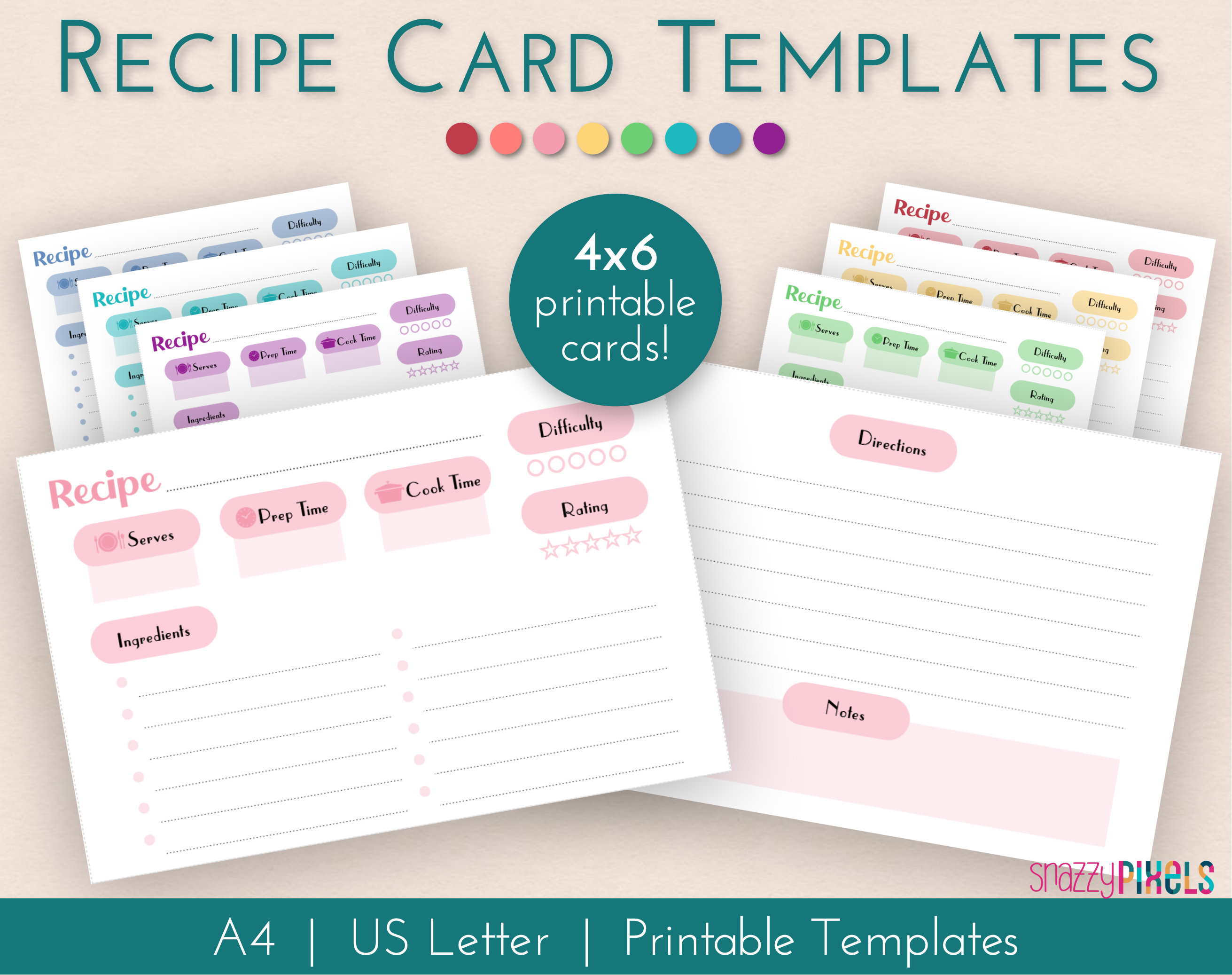 Create Your Own Class Recipe Book (Recipe Cards, Measurement Charts, Recipes)  - Classful