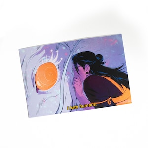 Geto - JJK x Ghibli - I Hate Humans - Anime & Manga Art Postcard Mini Print