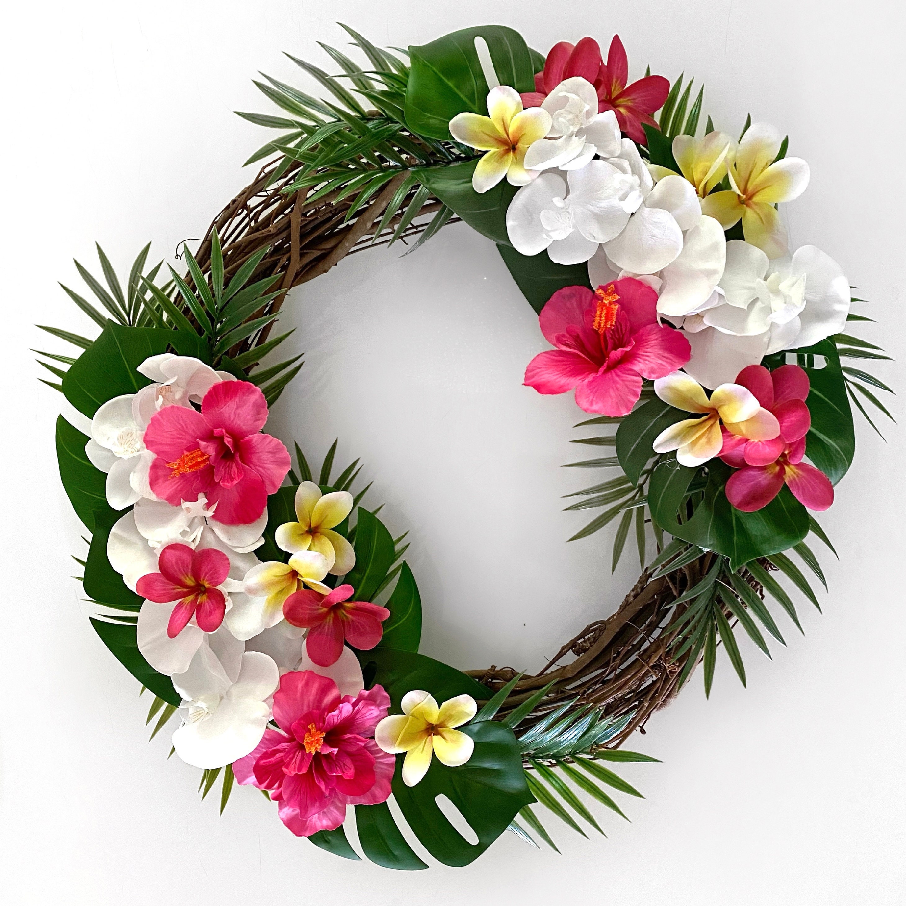 New! Gorgeous Hawaiian Tropical Wreath - server.isic.pe