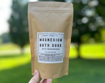 baño de magnesio / baño de magnesio / incienso / remedio natural