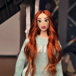 Melanie plastic stopmotion figure version B 1:12th scale