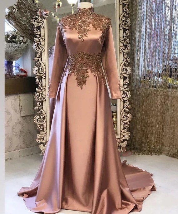 Long Sleeves Women Formal Evening Gowns ...